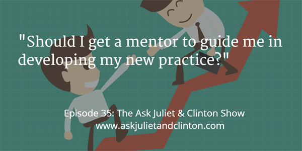 getting a mentor to help market your therapy  practice