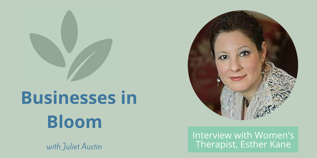 Interview with Women's Therapist, Esther Kane