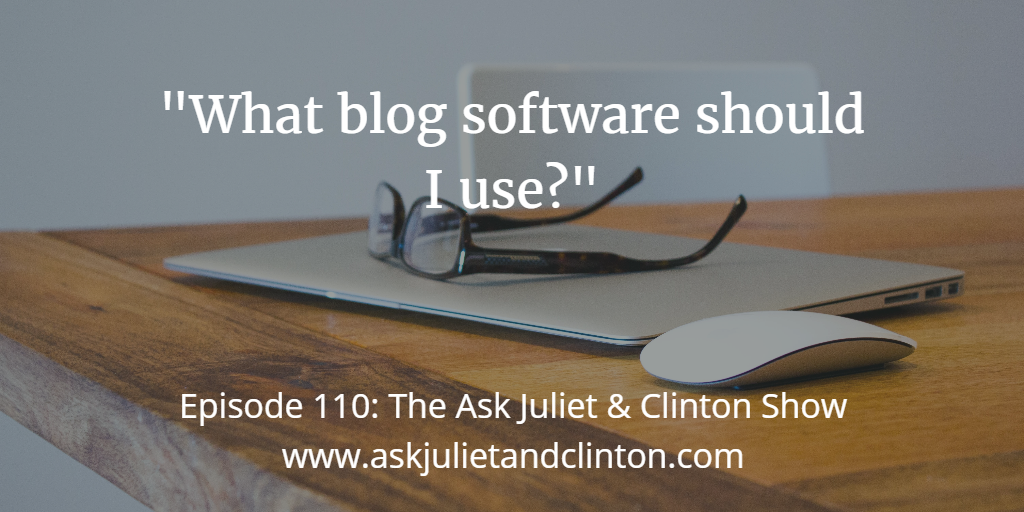 blog software to use