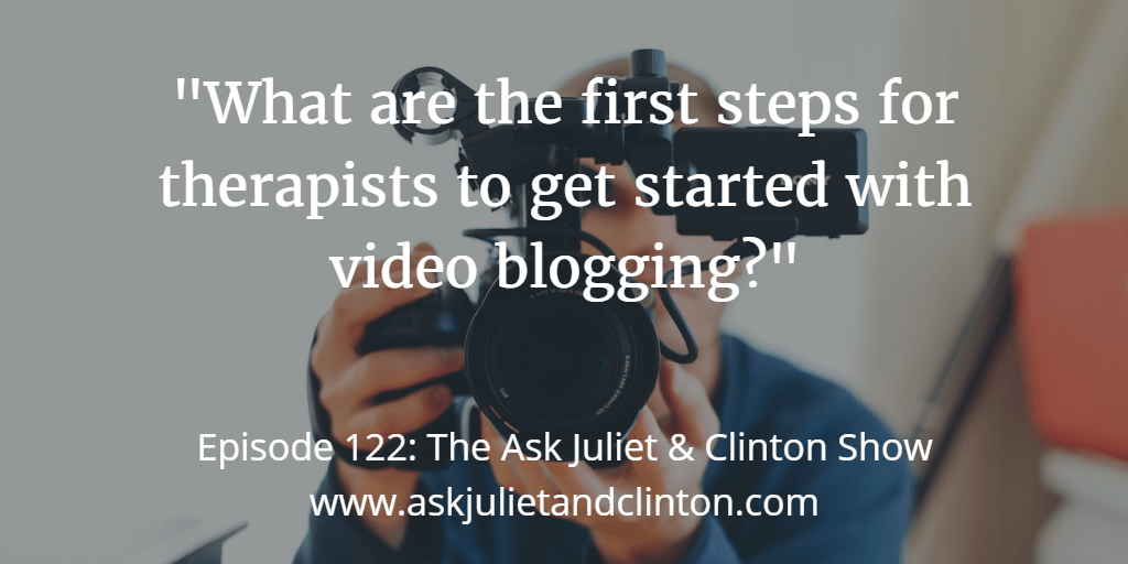 steps in video blogging