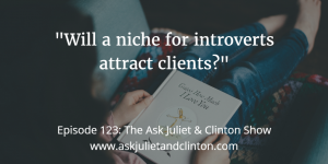 Episode 123: Will a niche for introverts attract clients? thumbnail